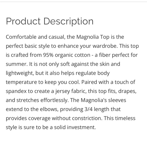 Old Ranch Magnolia Top - Picture 11 of 14